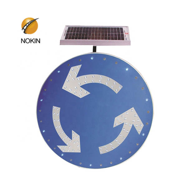 Ip65 Led Speed Limit Sign Rate-Nokin Solar Traffic Sign